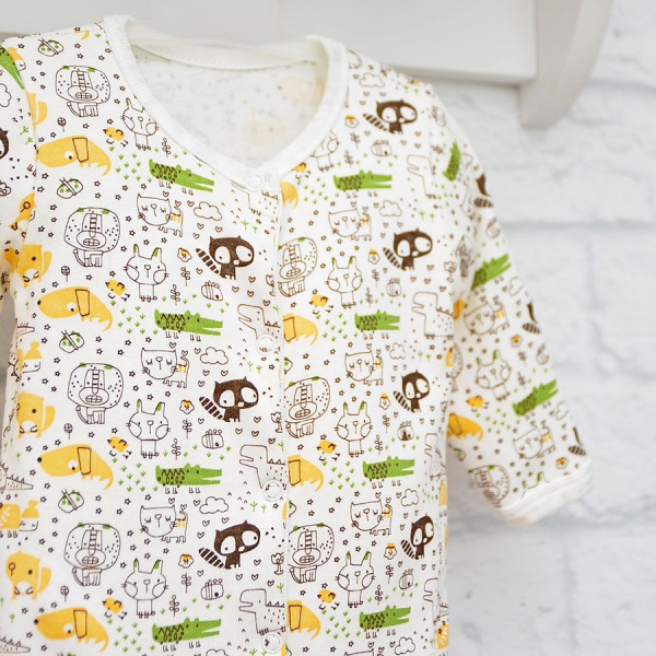 Чоловічок унісекс Blanka Тваринки р.68 білий 12891 