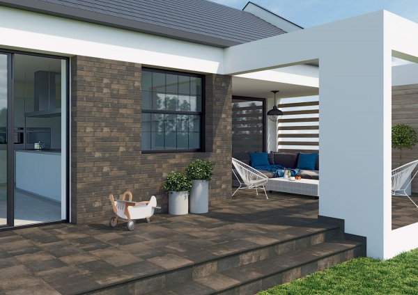 Клінкерна плитка Fondi rosso klinkier 30x30 (1.26) Ceramika Paradyz