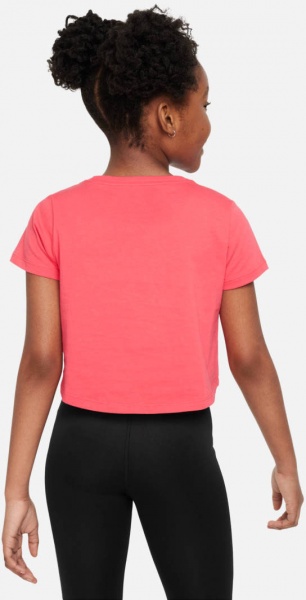 Футболка Nike G NSW TEE CROP AIR FD5361-648 р.S червоний