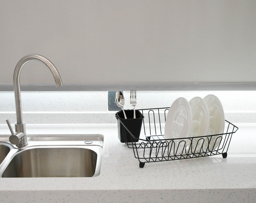 Сушарка для посуду Flamberg Premium Civico 36,5x32,5x11,5 см чорний