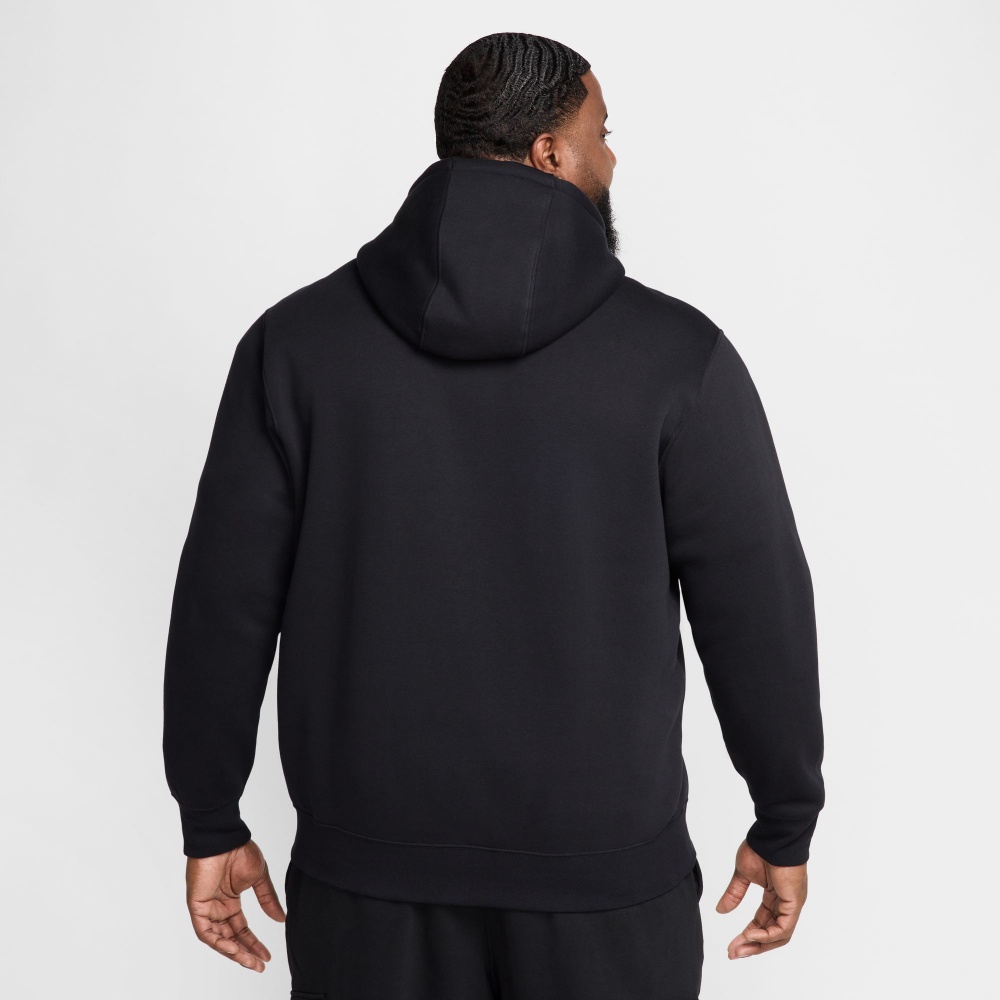 Джемпер Nike M NK CLUB BB FZ HOODIE FN3861-010 р.S черный