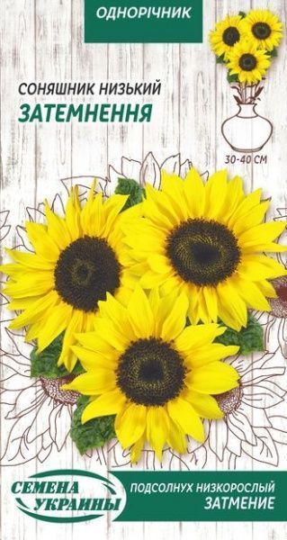 Насіння Семена Украины соняшник декоративний низькорослий Затемнення 799700 1 г