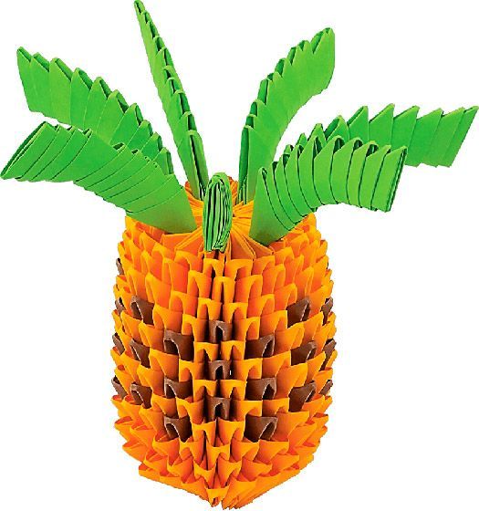 Модульне орігамі Ананас ОМ 6058 Бумагія 