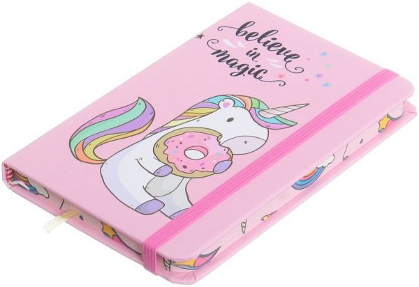 Книга для записей Unicorn with donut А6 96 листов