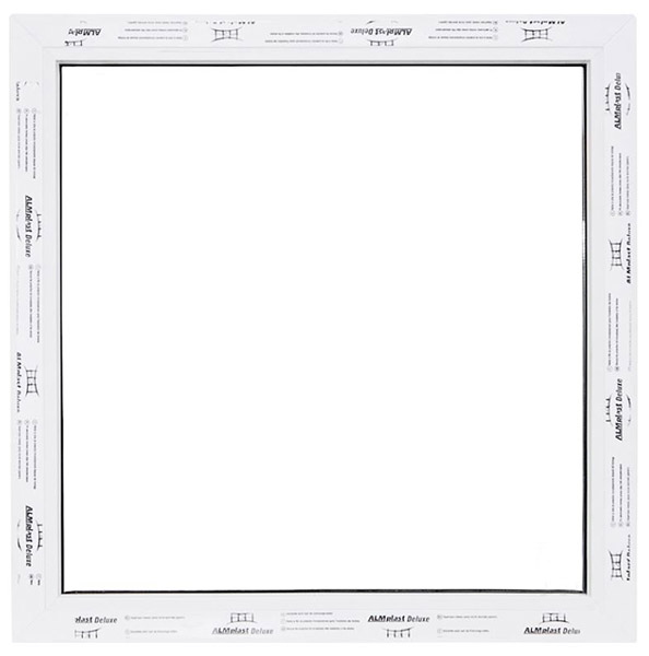 Окно глухое ALMplast 4K 500x500 мм без открывания