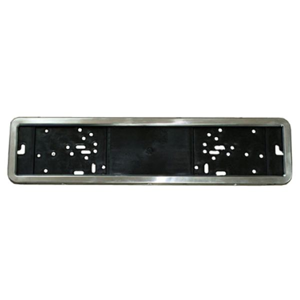 Рамка под номерной знак металлизированная Vitol РН-50050