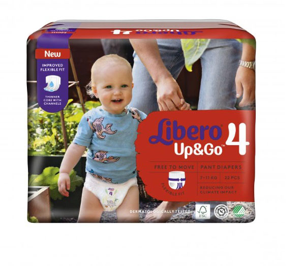 Підгузки-трусики Libero Up&Go 4 7-11 кг 22 шт.