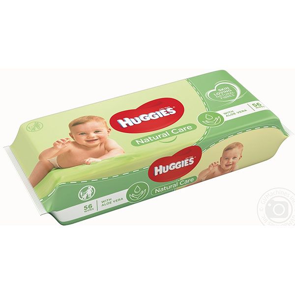 Детские влажные салфетки Huggies Natural Care 56 шт.