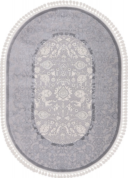 Килим Art Carpet BONO 300 P56 gray О 240x340 см 