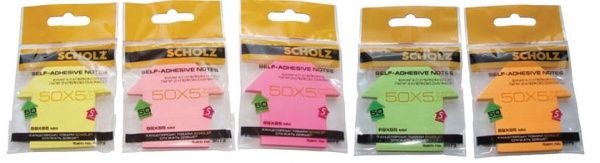 Бумага для заметок 8073 Стрела 69х65 мм 50 листов SCHOLZ