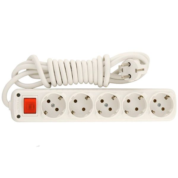 Удлинитель Viko Leylak 0090 5 гнезд 3 м