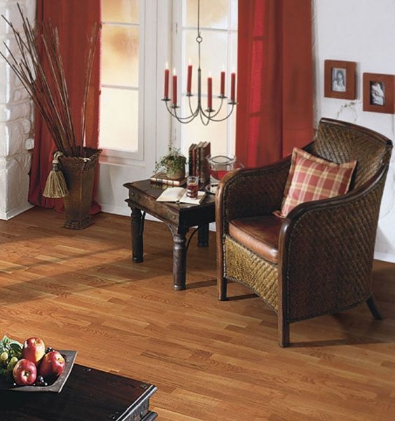 Паркетна дошка Tarkett дуб еспресо трисмугова 2283x192x13,2 мм (2,658 кв.м) Sommer