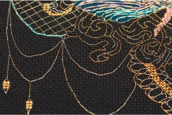 Набор для вышивания крестиком Золотая стрекоза AH-069 160 х 240 мм Абрис Арт