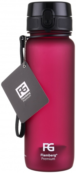 Бутылка для воды City 800 мл фиолетовая Flamberg Premium