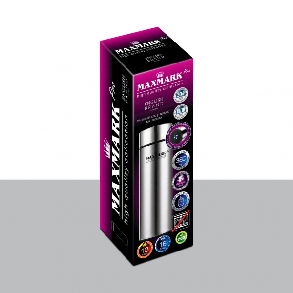 Термос 380 мл MK-PRO380 Maxmark