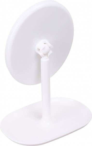 Зеркало косметическое овальное ST 16x21,5 cм белое