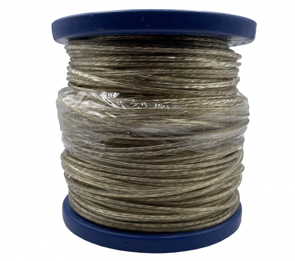 Трос металополімерний жовтий D=2,5 мм на метраж пог. м