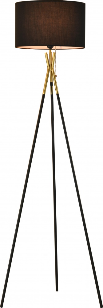 Торшер Sensio Tourelles 40 Вт E27 черный/золото ALPL-TN137F-B