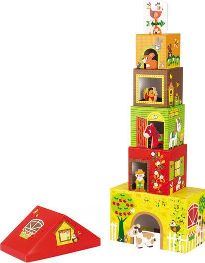 Набір кубиків Janod Ферма