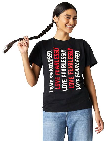 Футболка Converse WOMENS LOVE THE PROGRESS 2.0 RELAXED TEE 10019658-001 S чорний