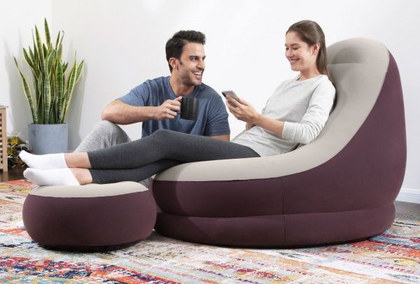 Крісло надувне Bestway Comfort cruiser 122х81 см в асортименті