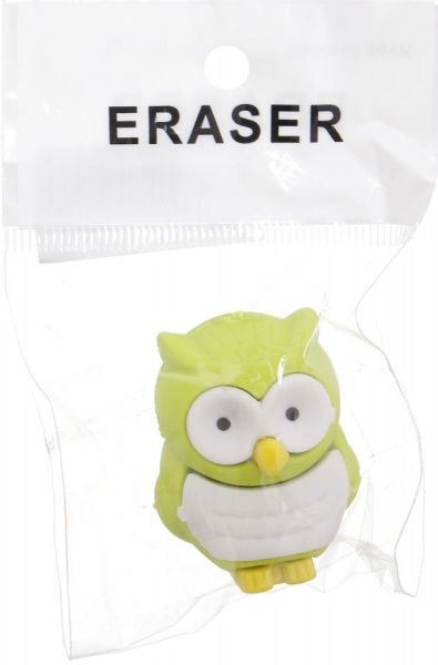Ластик Сова салатовый