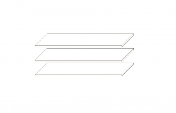 Полки SOKME 3Д, 4Д Франческа