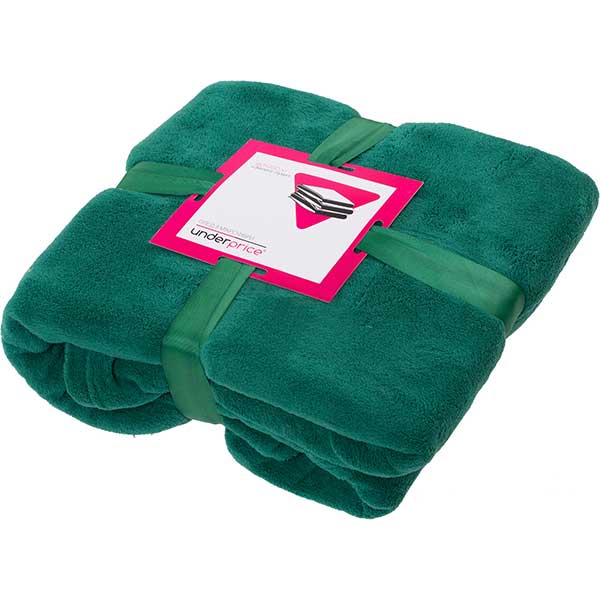 Плед микрофибра Underprice зеленые луга 160x200 см