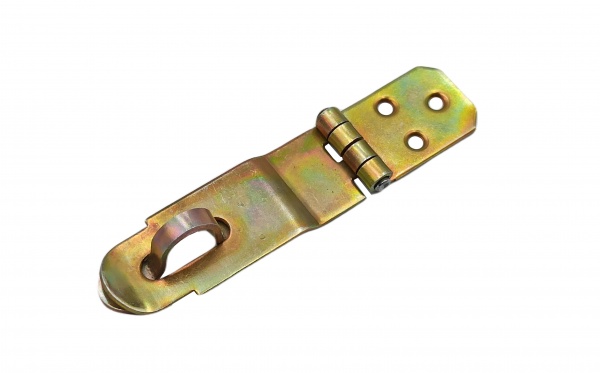 Петля Domax (ZZP 25) накладна 75x25x1,5 мм жовтий цинк універсальна