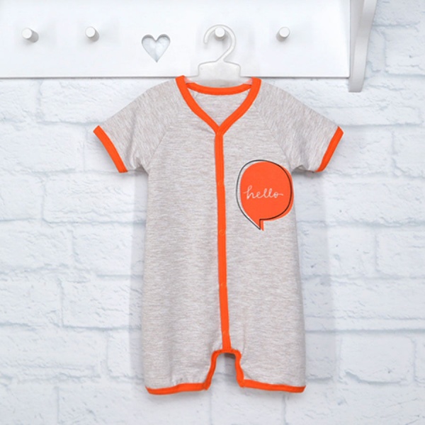 Песочник унисекс Blanka Hello р.68 серый 12642 