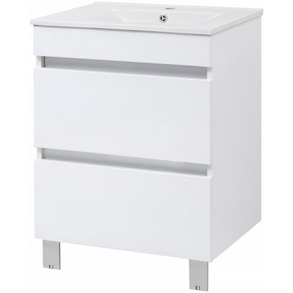 Тумба підлогова Сансервіс Еліт-725-N біла під умивальник Еліт-725