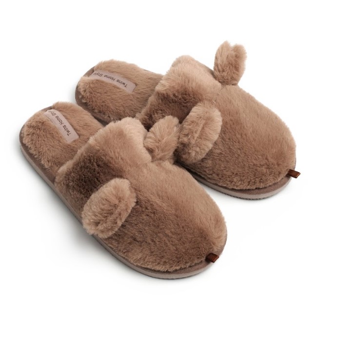 Тапочки детские Twins с ушками р.30-31 коричневый 15829