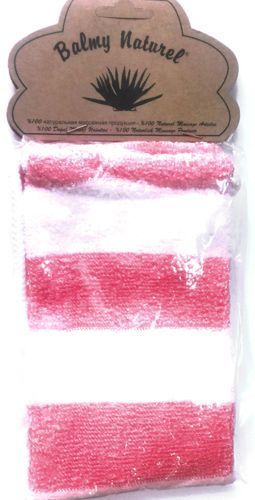Мочалка Balmy Naturel масажна з мікрофібри і синтетики 00355 