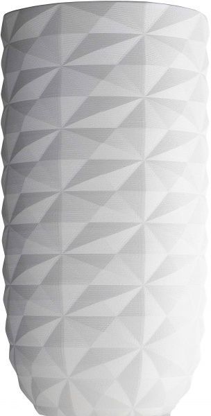 Ваза для квітів Cristal біла CERAMIKA DESIGN