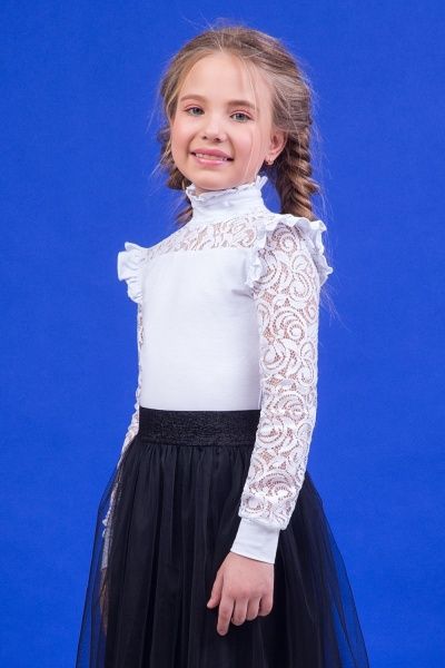 Блуза Zironka 26-9068-1 р.134 белый 