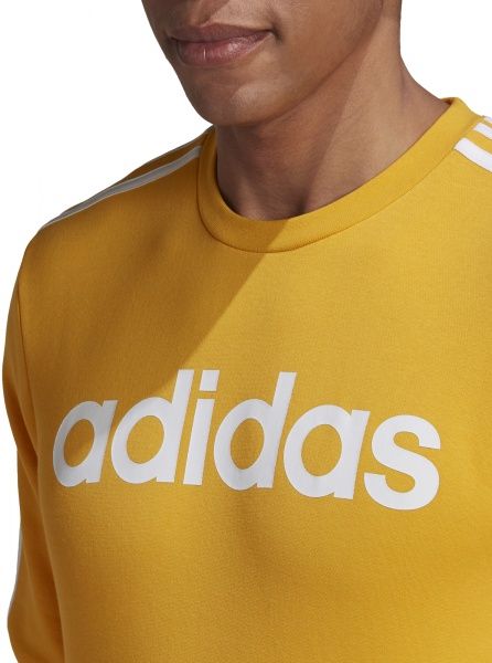 Джемпер Adidas E 3S CREW FL GD5387 р. XL жовтий