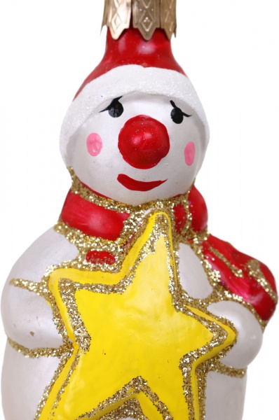 Декорация новогодняя Формовая игрушка в ассортименте 9 см 