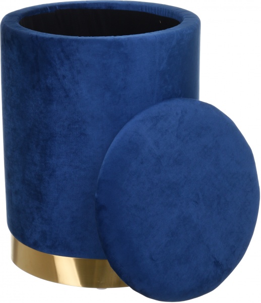 Пуф Мурсия с нишей для хранения 350х460 мм темно-синий 