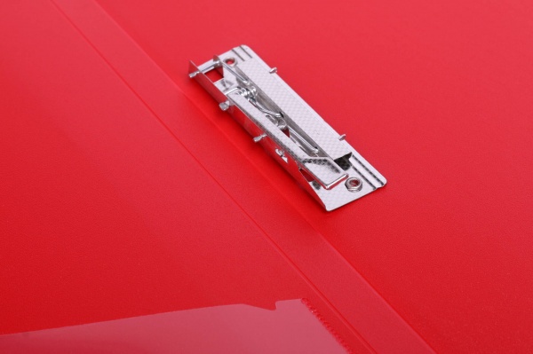 Папка А4 с боковым прижимом CLIP В красный UP! (Underprice)