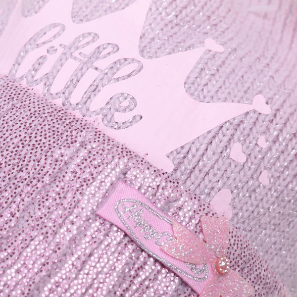 Шапочка дитяча для дівчинки Kraft+ р.42-44 рожевий 1740 