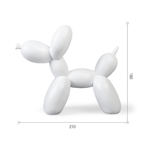 Статуетка DH-ST-06 White Пес МВМ