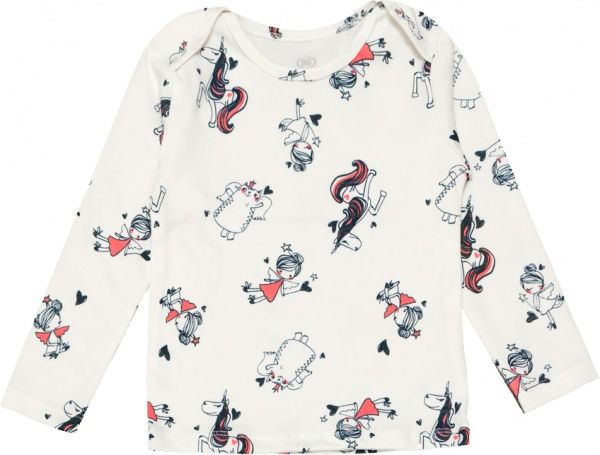 Кофта для девочек Фламинго р.68 молочный 163-222 