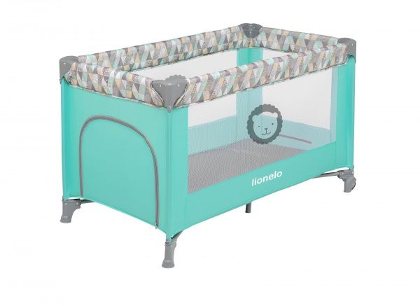 Манеж-ліжко Lionelo Adriaa Turquoise Scandi LO.AD04