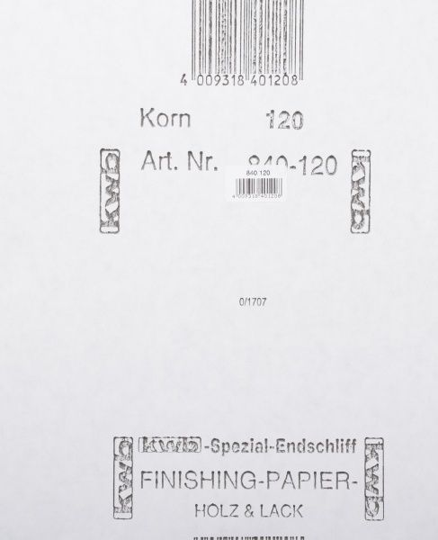 Наждачная бумагаKWB P120 23х28 см Р120 840120