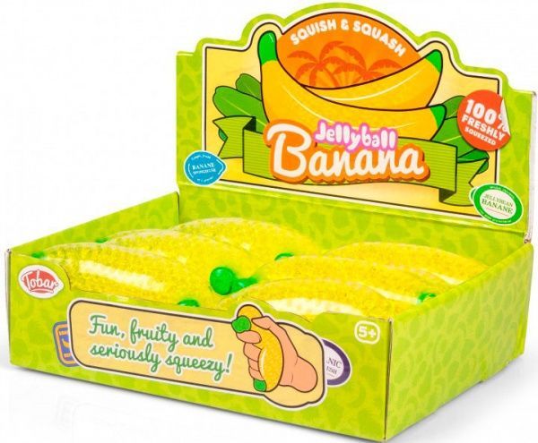 Іграшка-антистрес Tobar Jellyball банан