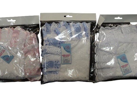 Пеленка Моя планета уголок с кружевом 90х90 К54 в ассортименте 