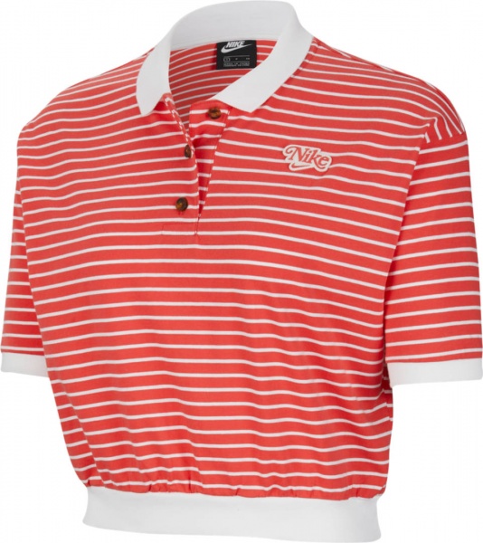 Поло Nike W NSW RETRO FEMME POLO CJ2516-631 р.M червоний