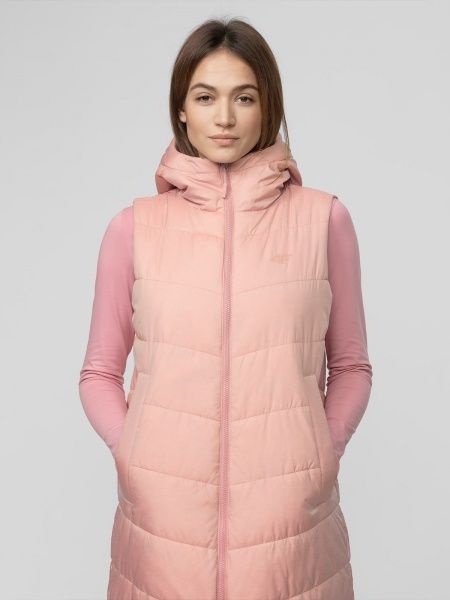 Жилет 4F D4L21-KUDP302-56M XL рожевий