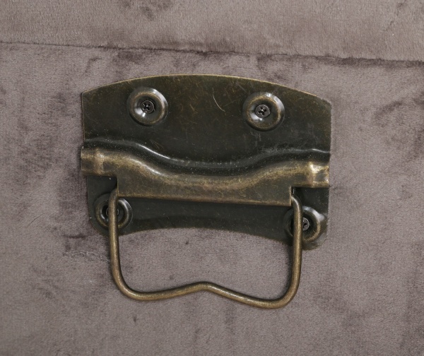 Сундук-пуф Велюр мокко 64х35х33 см 