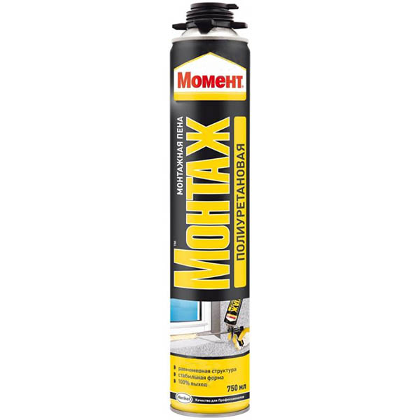 Пена монтажная Момент PRO 750 мл